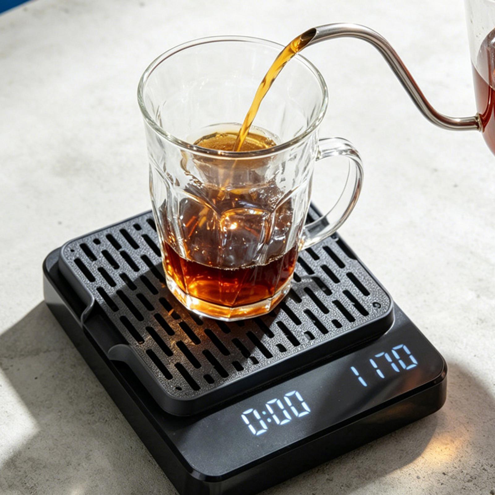 Digital Kitchen Scale - Scale Auto-Draining Tray Digital Espresso Scale