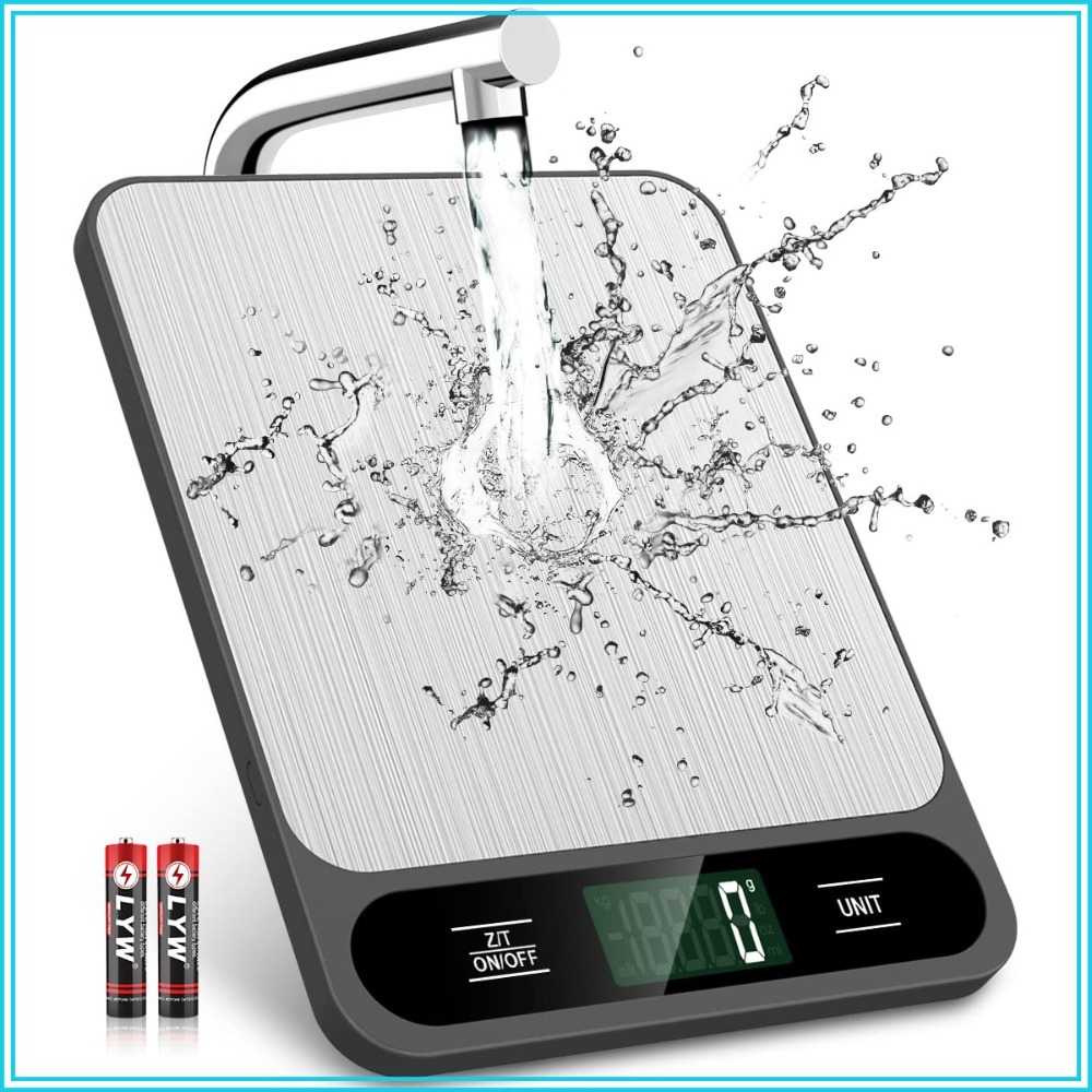 Digital Kitchen Scale - Mik-Nana Food Scale, 10kg/22lb Digital Kitchen