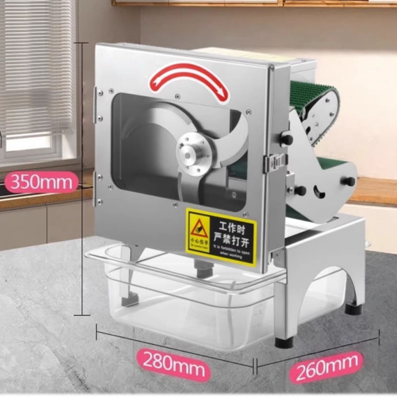 Vegetable Chopper - Commercial Electric Scallion Chopper Multifunctional Vegetable