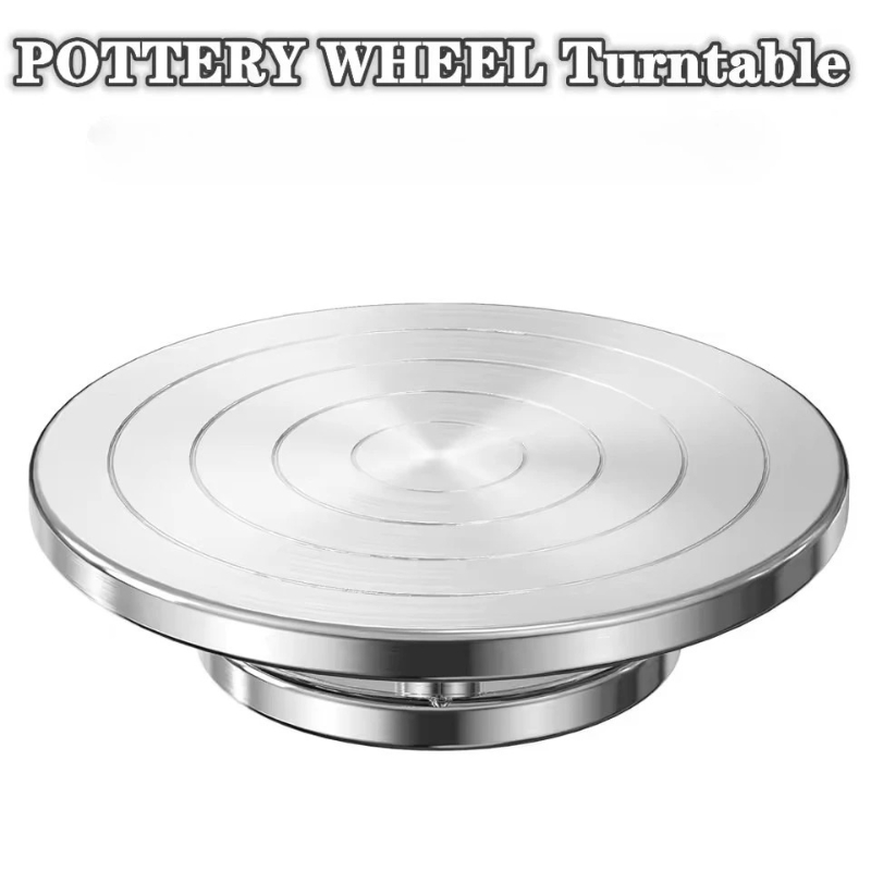 Cake Decorating Turntable - 11-20CM Aluminum Pottery Wheel, DIY Pottery