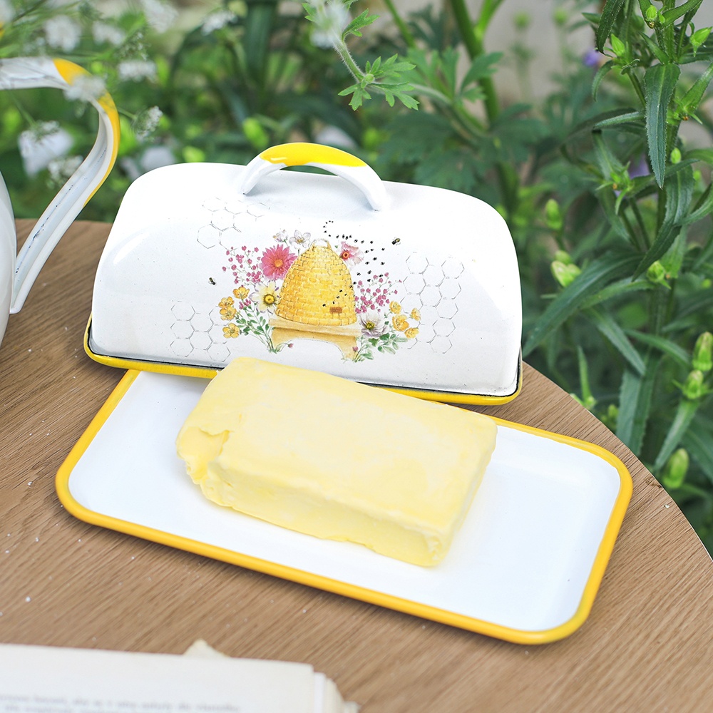 Kitchen Gadgets Oxo - Menschy Enamel Butter Dish Cheese Preservation