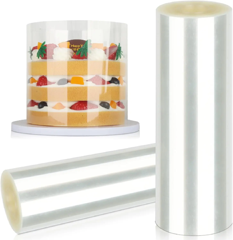 Cake Decorating Turntable - 10m/Roll Transparent Acetate Surround Film For