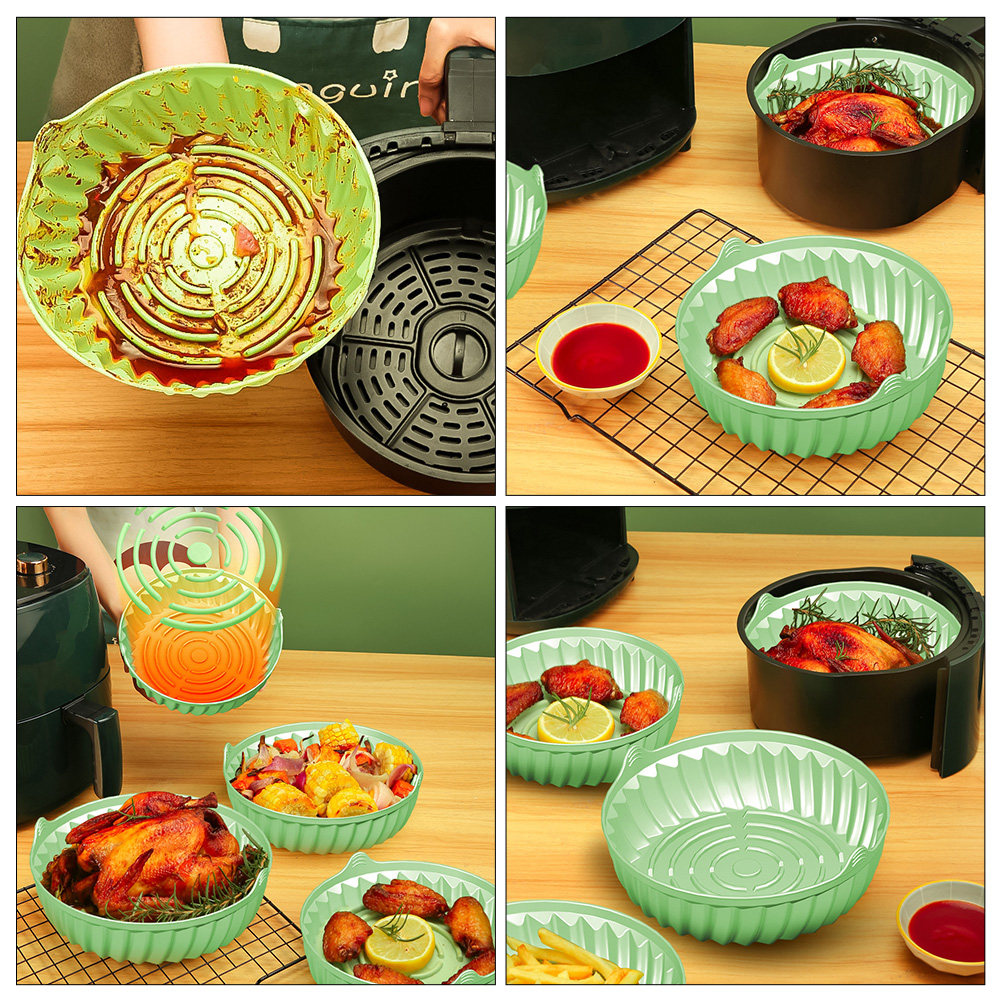 Round Reusable Silicone Air Fr – обзор и цена Kitchen Gadgets Air Fryer