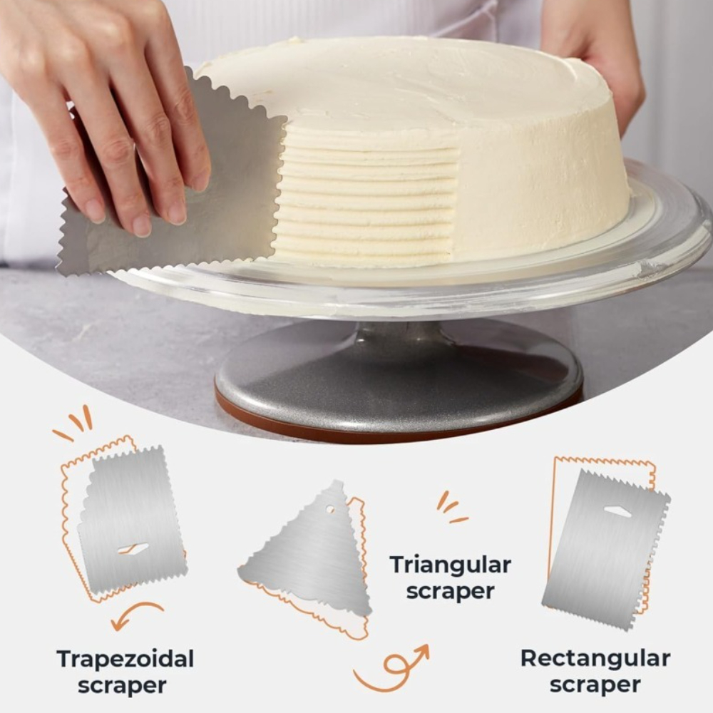 Aluminium Cake Turntable Set w – обзор и цена Cake Decorating Turntable