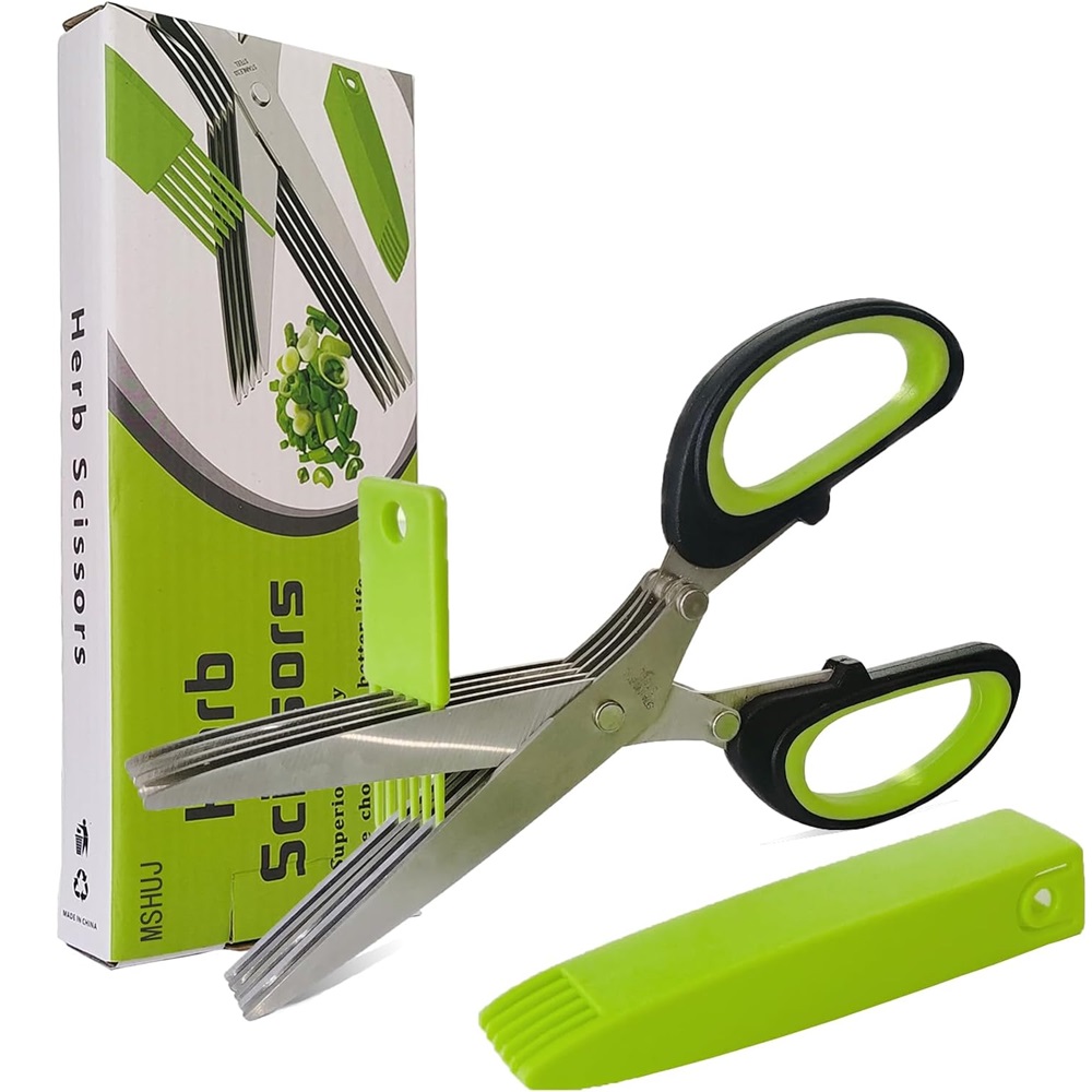Multilayer Scissors Kitchen Sc – обзор и цена Herb Scissors 5 Blade