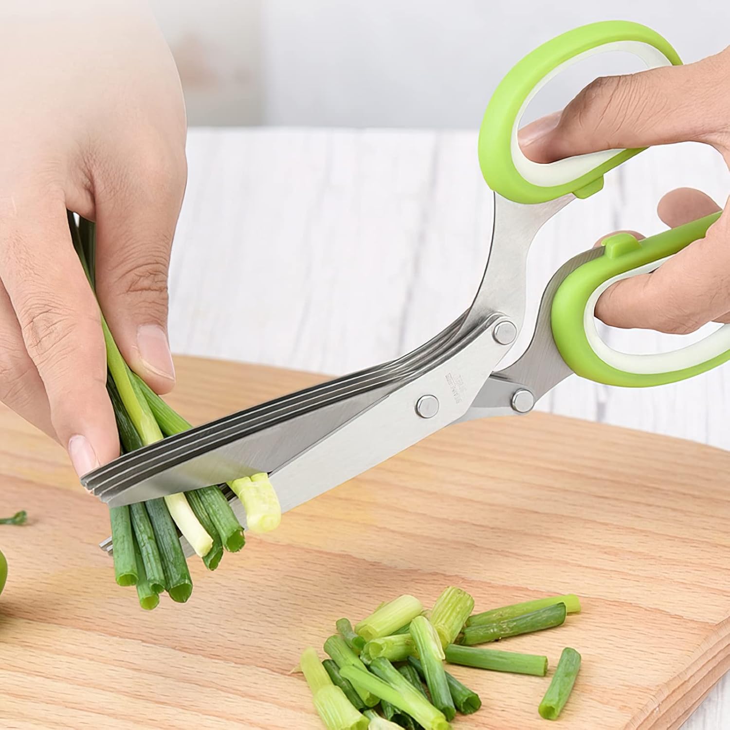 5-Blade Herb Scissors with Saf – обзор и цена Herb Scissors 5 Blade