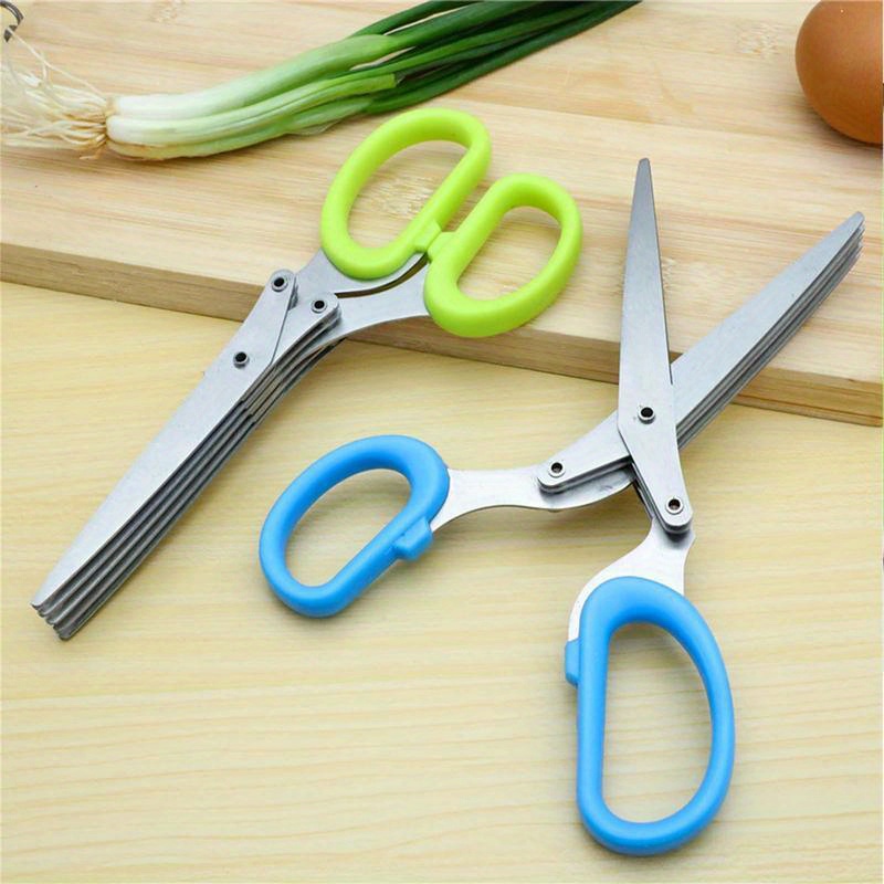 5 Blade Stainless Steel Kitche – обзор и цена Herb Scissors 5 Blade