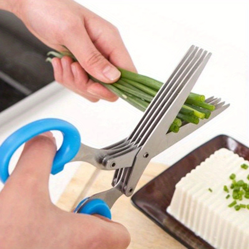 5 Blade Stainless Steel Kitche – обзор и цена Herb Scissors 5 Blade