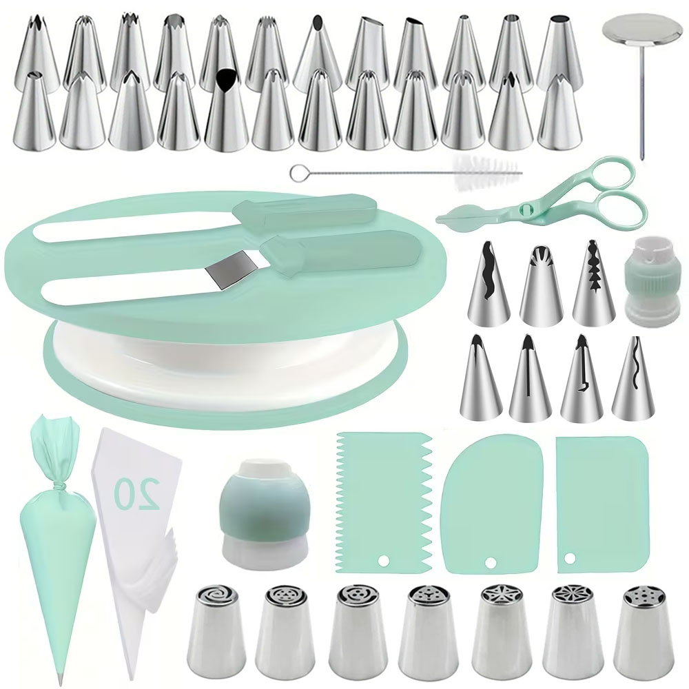 100Pcs Cake Decorating Kit,Com – обзор и цена Cake Decorating Turntable