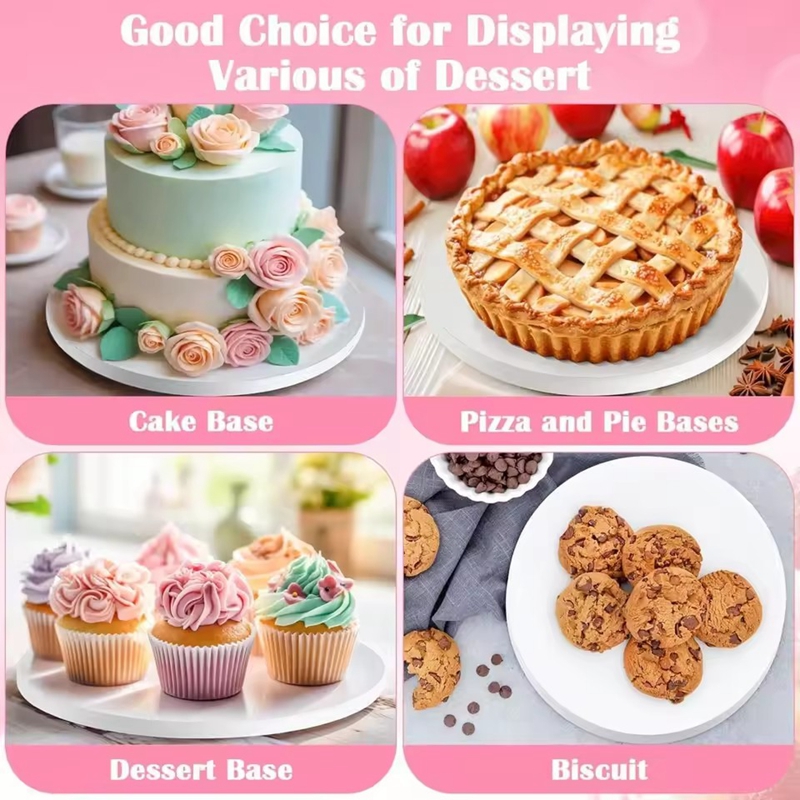 3Pcs Thick Cake Board Multi La – обзор и цена Cake Decorating Turntable