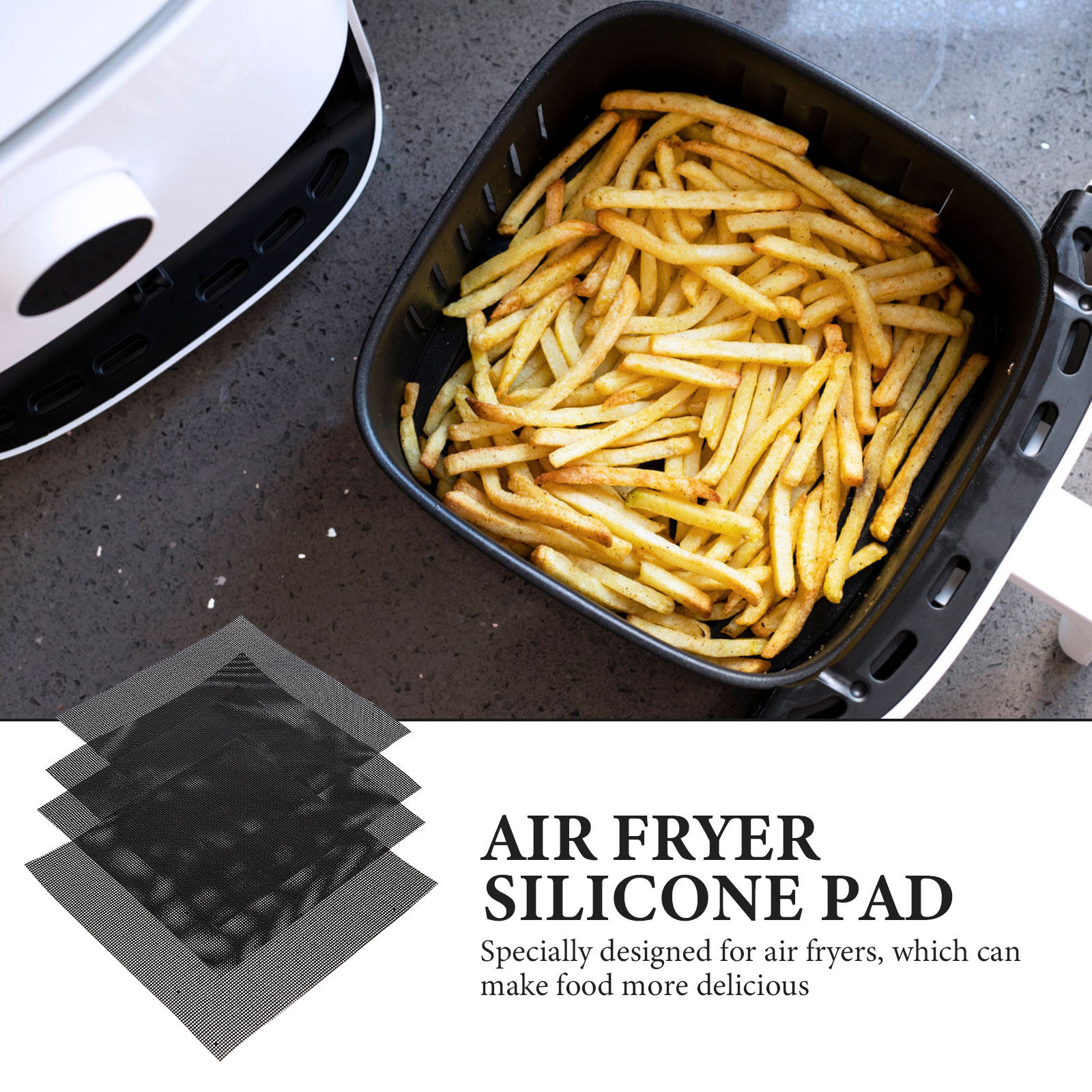 4Pcs Air Fryer Pads Non Stick  – обзор и цена Kitchen Gadgets Air Fryer