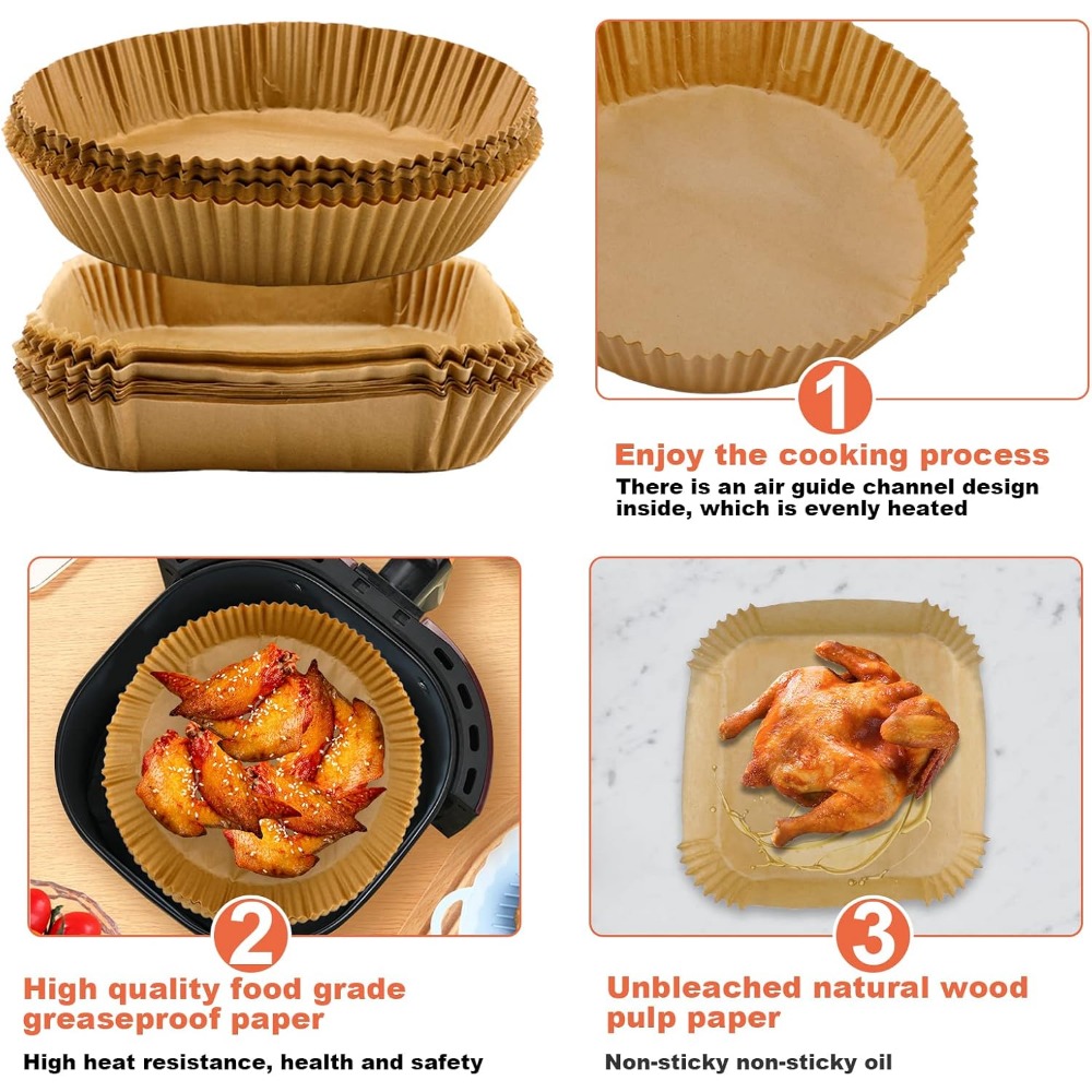 50/100pcs Air Fryer Disposable – обзор и цена Kitchen Gadgets Air Fryer