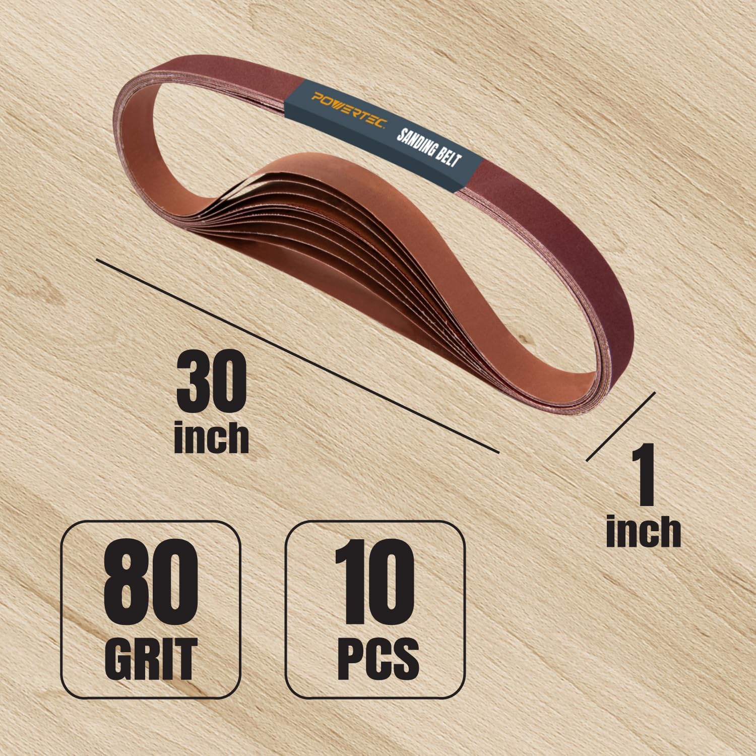 1x30 Sanding Belts 10 Pack, 80 – обзор и цена Knife Sharpener