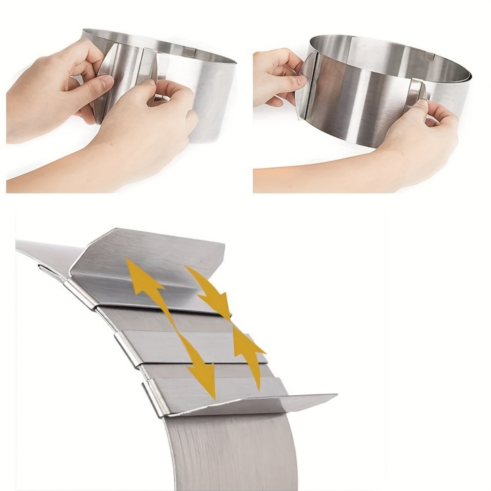1pc Adjustable Cake Ring Mold  – обзор и цена Cake Decorating Turntable