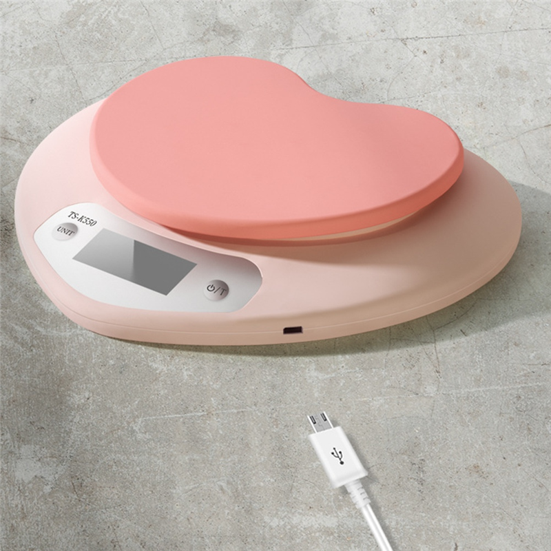 ABBZ-Portable Pink Heart-Shape – обзор и цена Digital Kitchen Scale