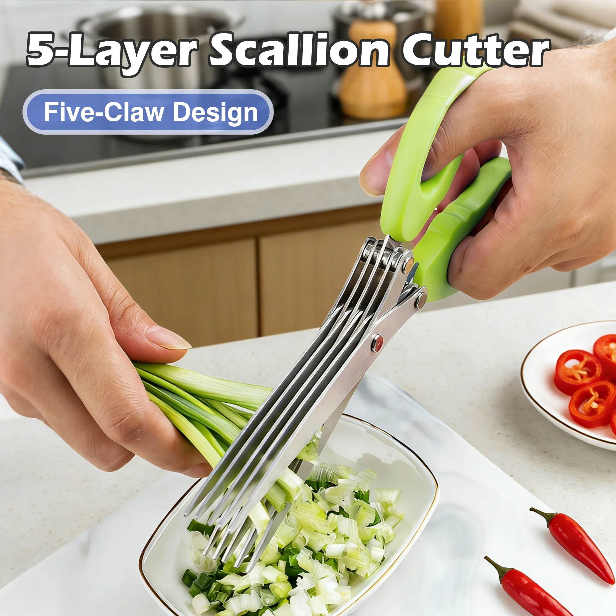 Herb Scissors with 5 Blades &  – обзор и цена Herb Scissors 5 Blade