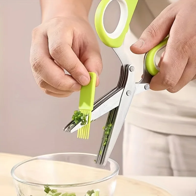 1 herb scissors with 5 blades, – обзор и цена Herb Scissors 5 Blade
