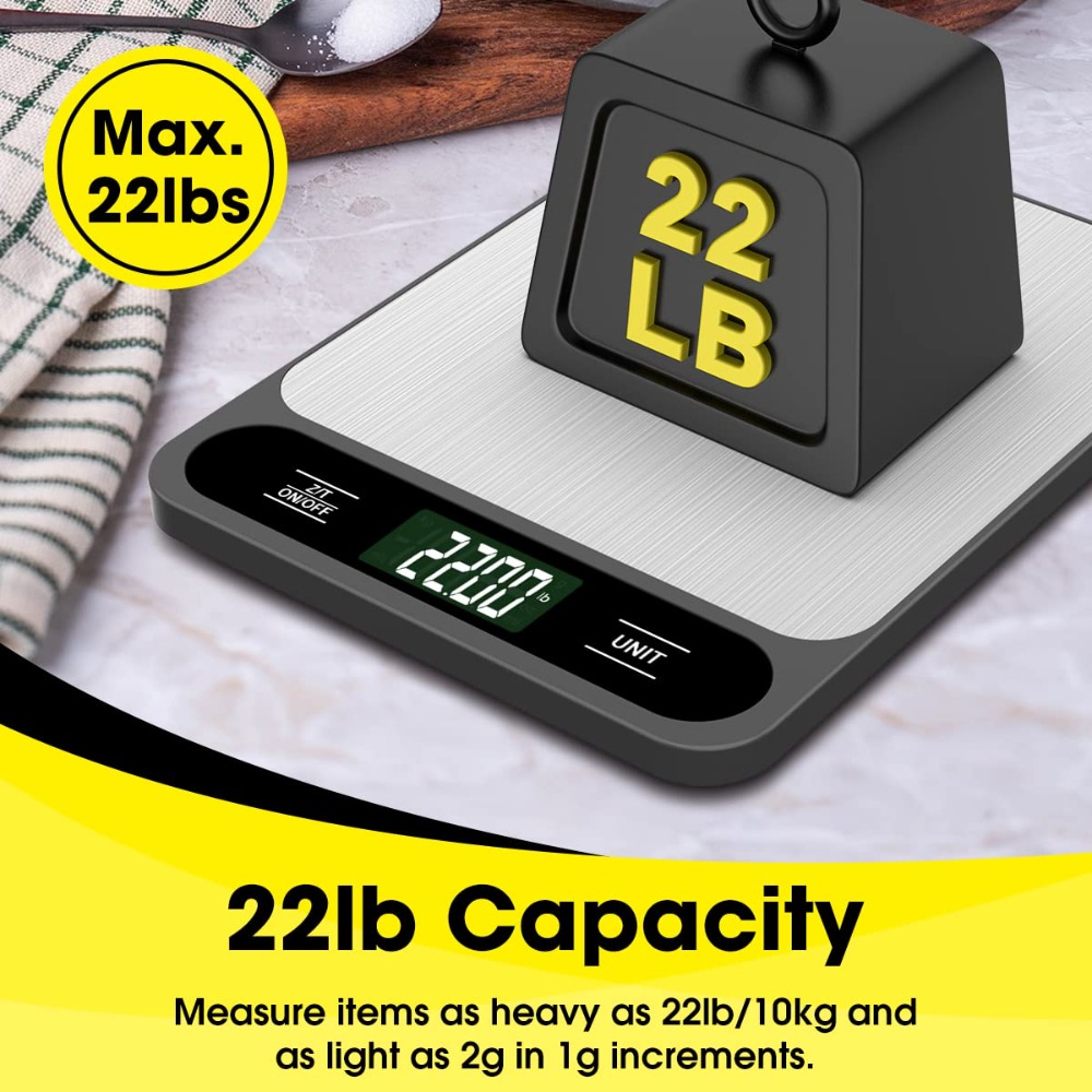 Mik-Nana Food Scale, 10kg/22lb – обзор и цена Digital Kitchen Scale