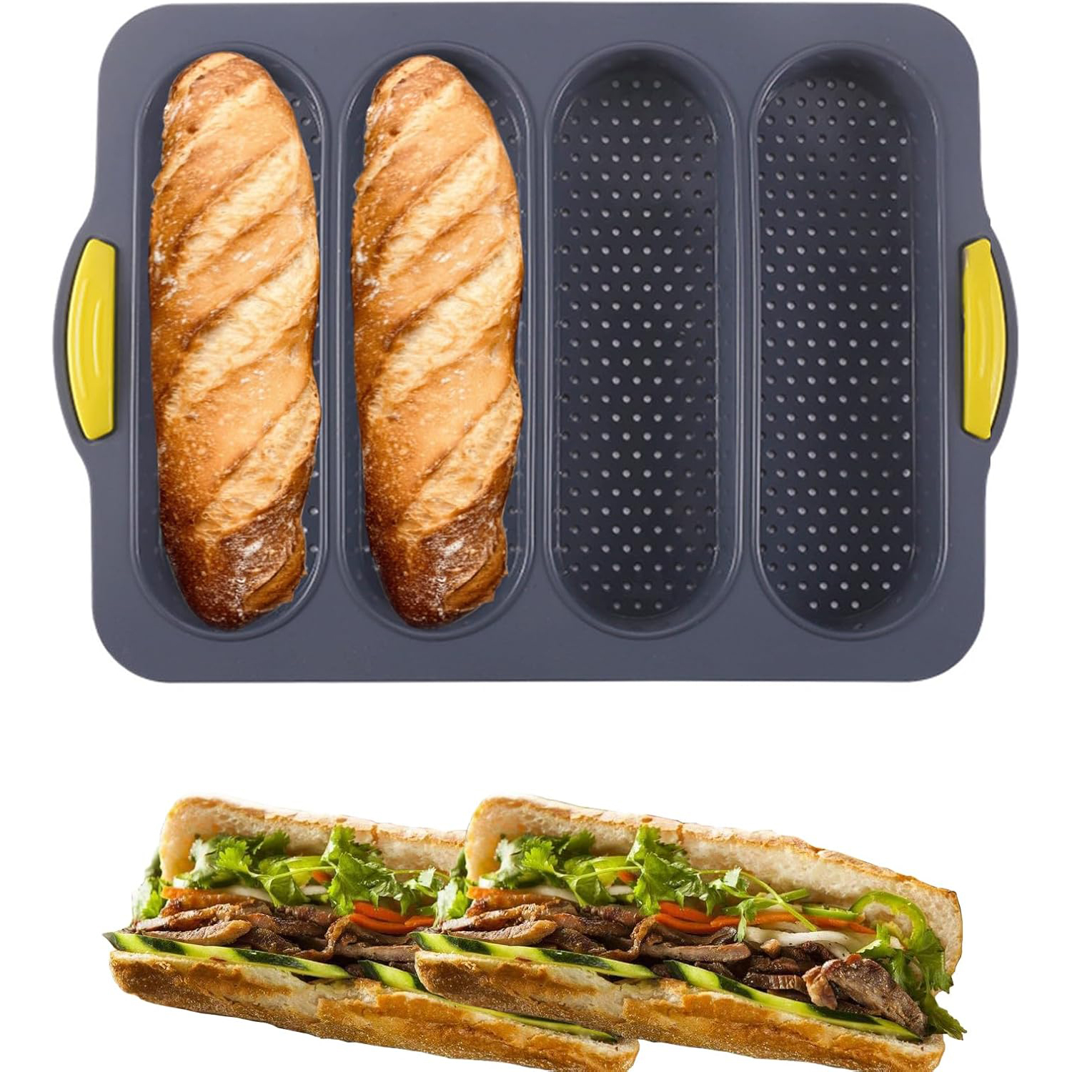 4-cavity Silicone Bread Loaf P – обзор и цена Kitchen Gadgets Oxo