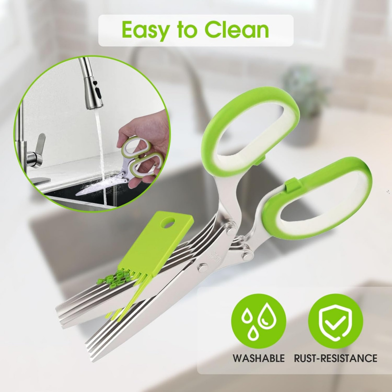 Herb Scissors Kitchen Shears w – обзор и цена Herb Scissors 5 Blade