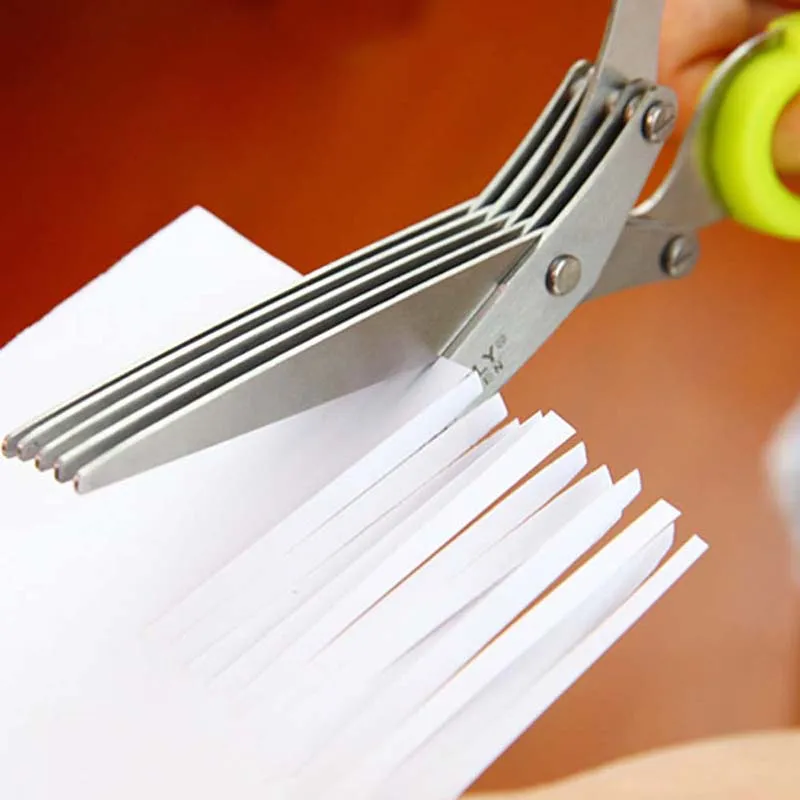 5 Layers Blade Scallion Scisso – обзор и цена Herb Scissors 5 Blade