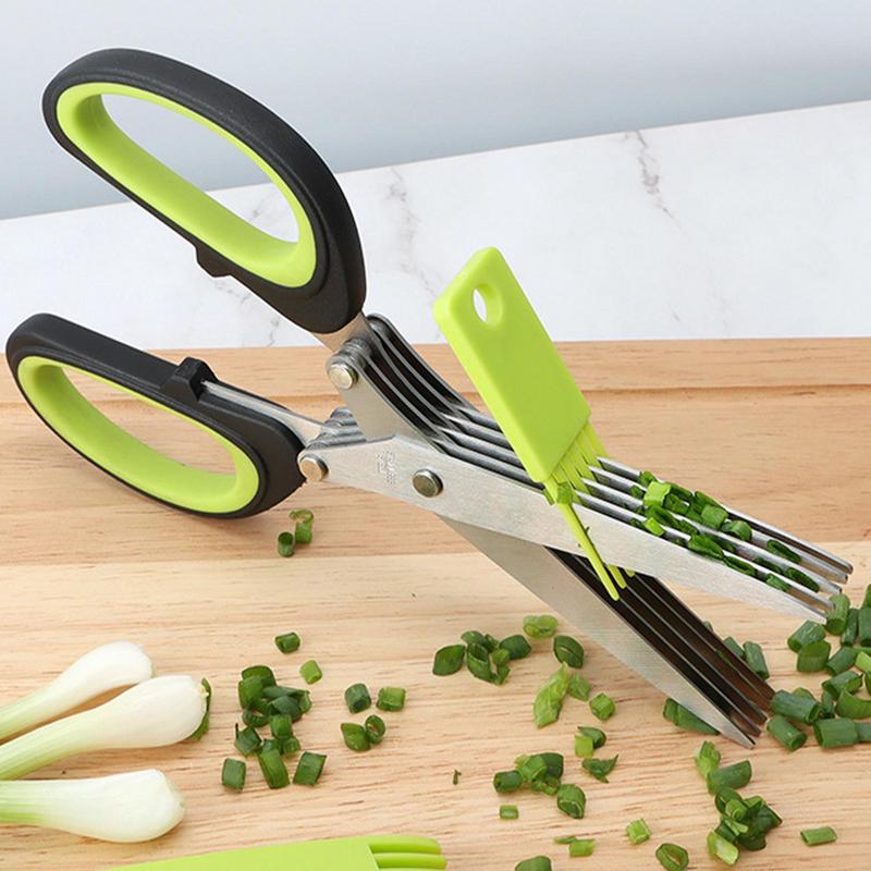 Multi Layer Scissor Kitchen Sh – обзор и цена Herb Scissors 5 Blade