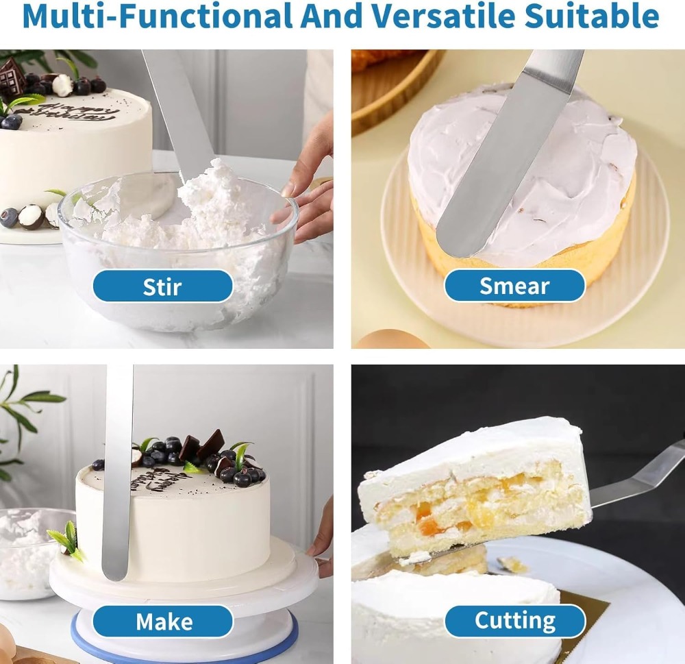 82Pcs Cake Decorating Kit with – обзор и цена Cake Decorating Turntable