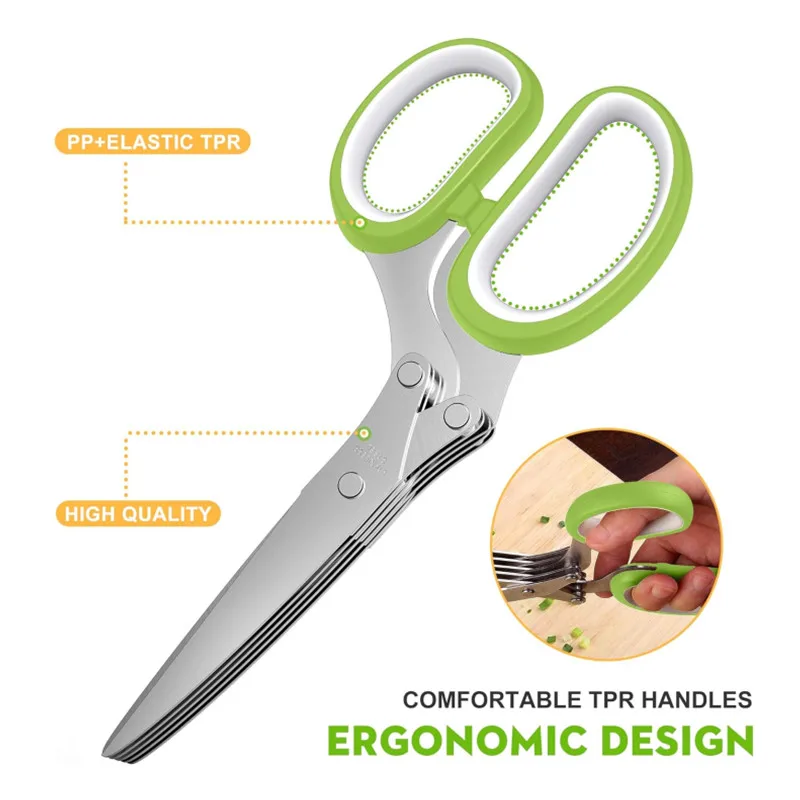 Herb Scissors Stainless Steel  – обзор и цена Herb Scissors 5 Blade