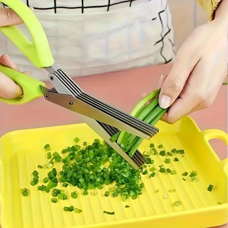5-Layer Stainless Steel Multi- – обзор и цена Herb Scissors 5 Blade