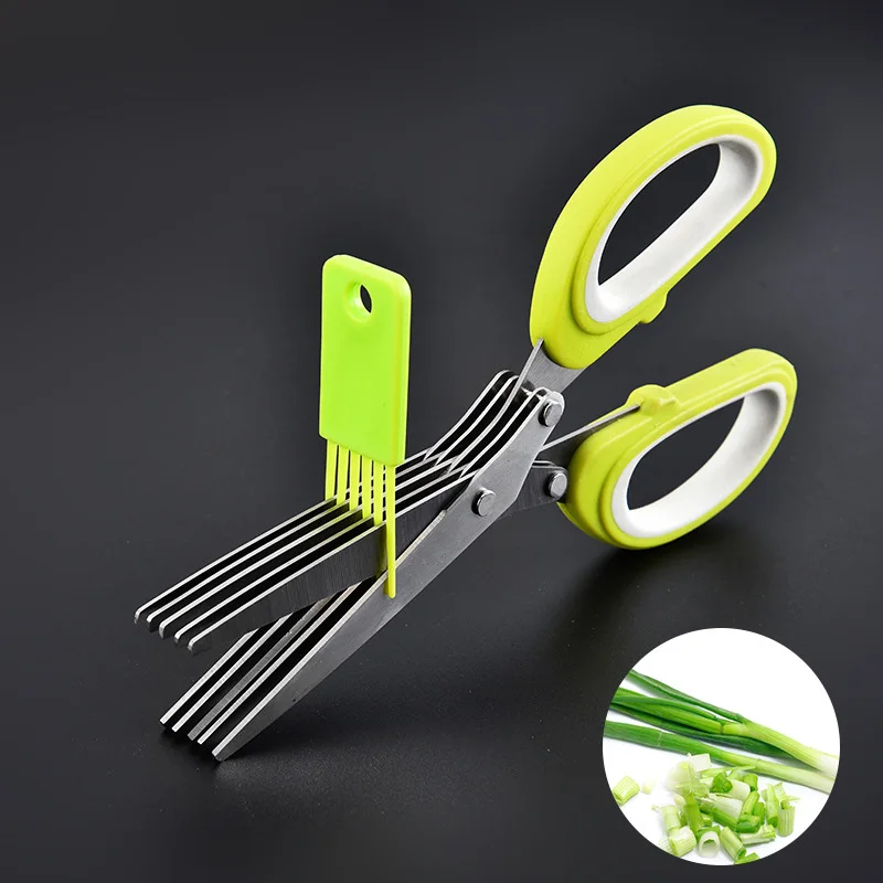 Multifunctional Herb Cutter –  – обзор и цена Herb Scissors 5 Blade