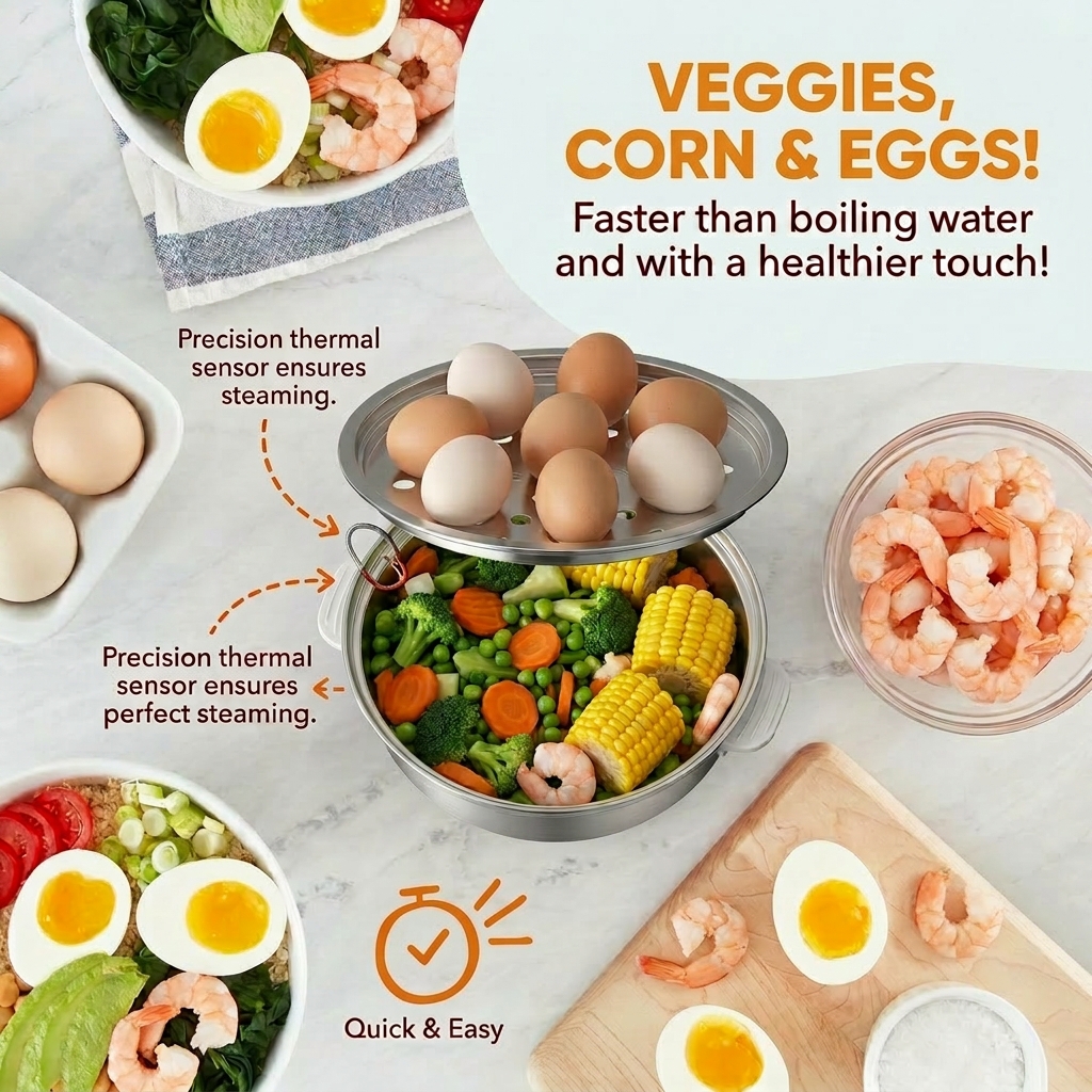 Egg Cooker with Timer - 14 Egg – обзор и цена Kitchen Gadgets New 2025