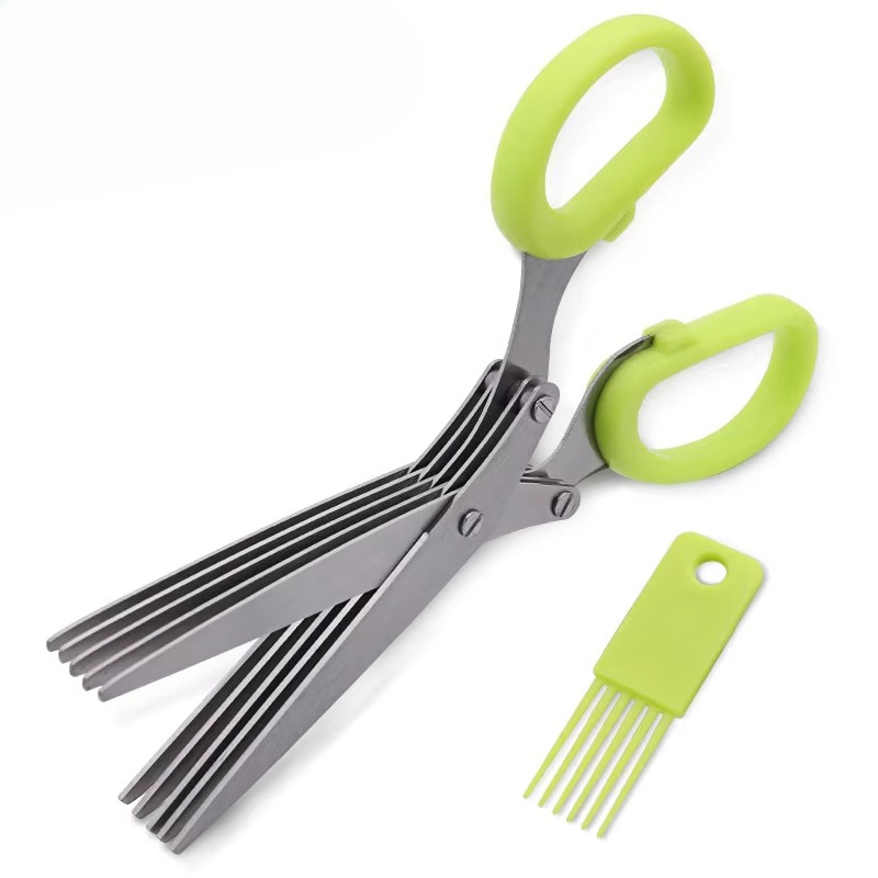Multifunction Stainless Steel  – обзор и цена Herb Scissors 5 Blade