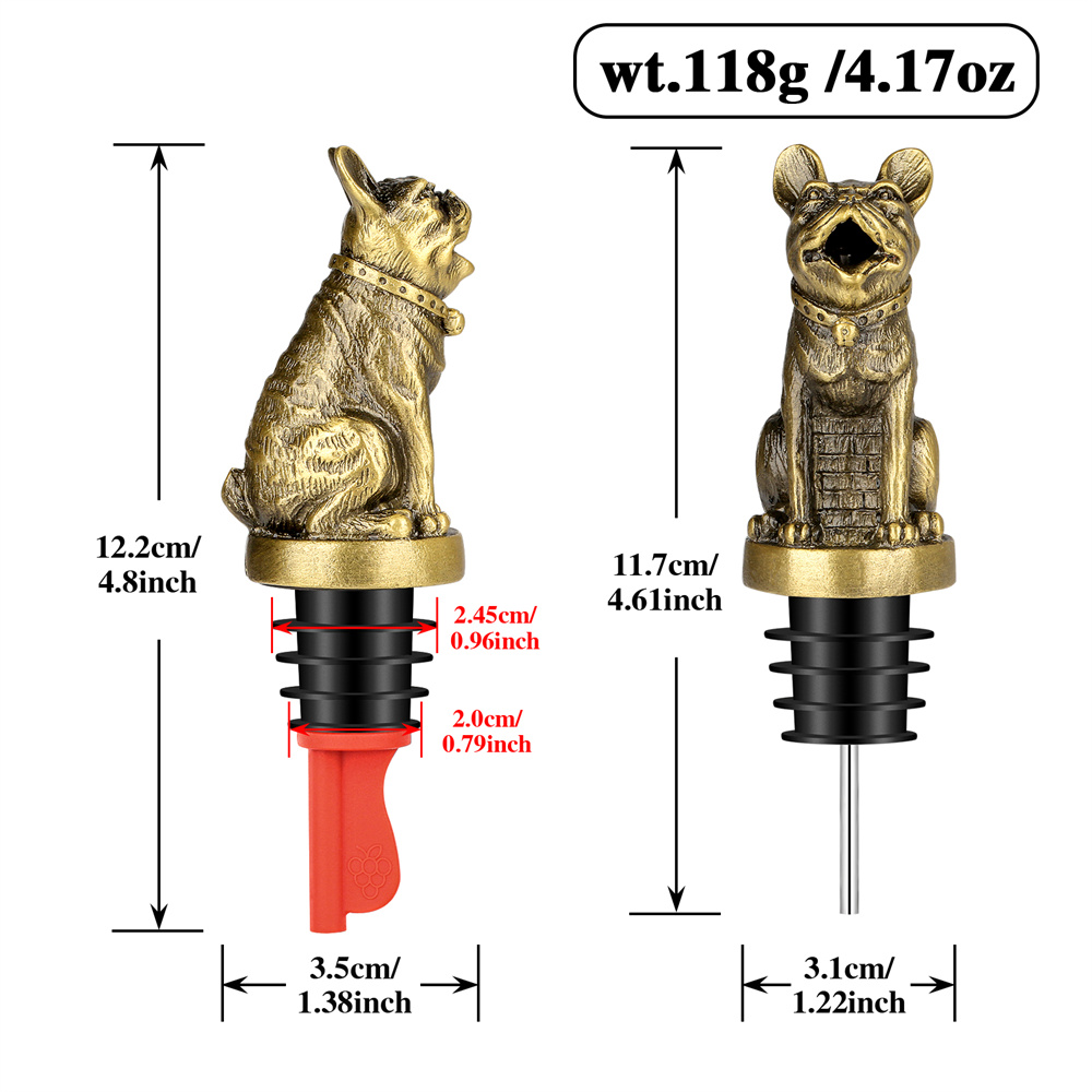 Cute French Bulldog Wine Pouer – обзор и цена Kitchen Gadgets Oxo