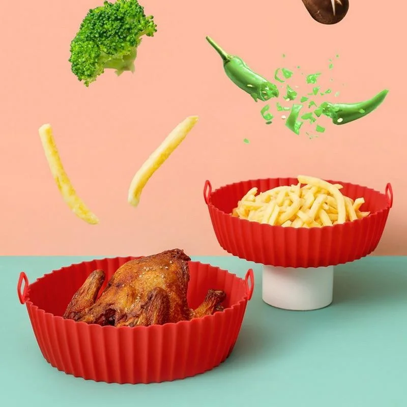 Silicone Basket Pot Tray Airfr – обзор и цена Kitchen Gadgets Air Fryer