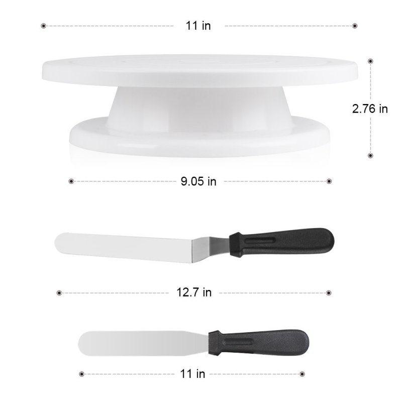 Cake Turntable Set Icing Smoot – обзор и цена Cake Decorating Turntable