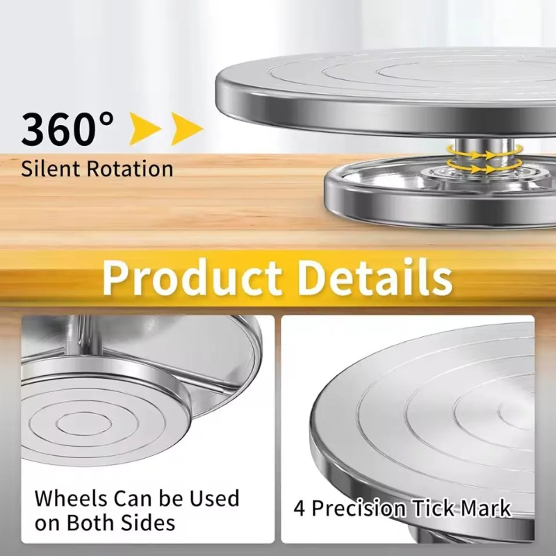 11-20CM Aluminum Pottery Wheel – обзор и цена Cake Decorating Turntable
