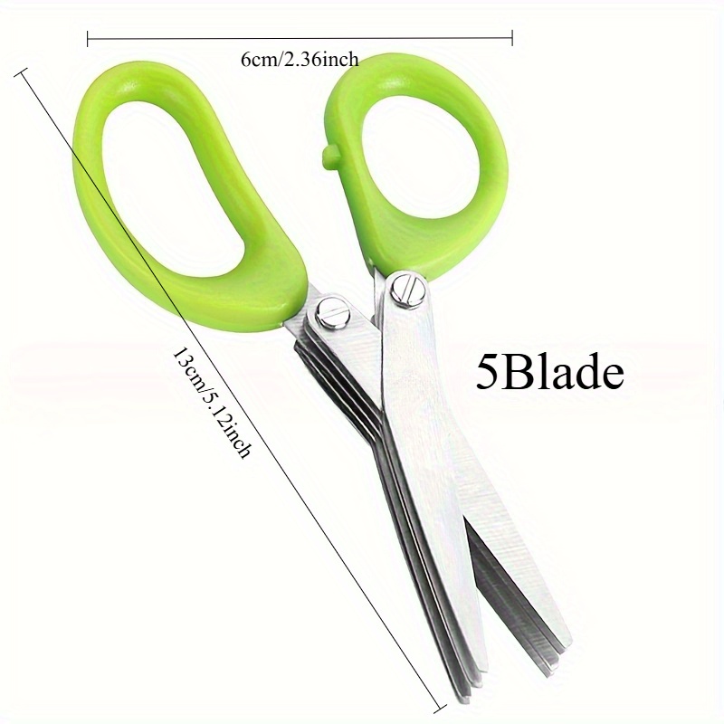 3/5 Blade Stainless Steel Kitc – обзор и цена Herb Scissors 5 Blade