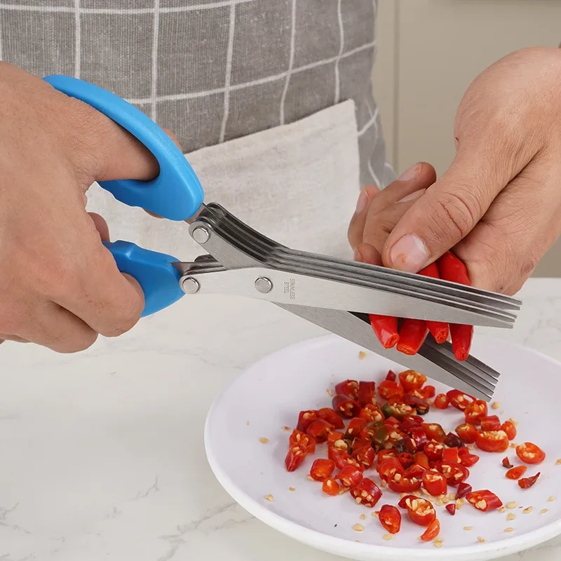 Kitchen Scissors Multifunction – обзор и цена Herb Scissors 5 Blade