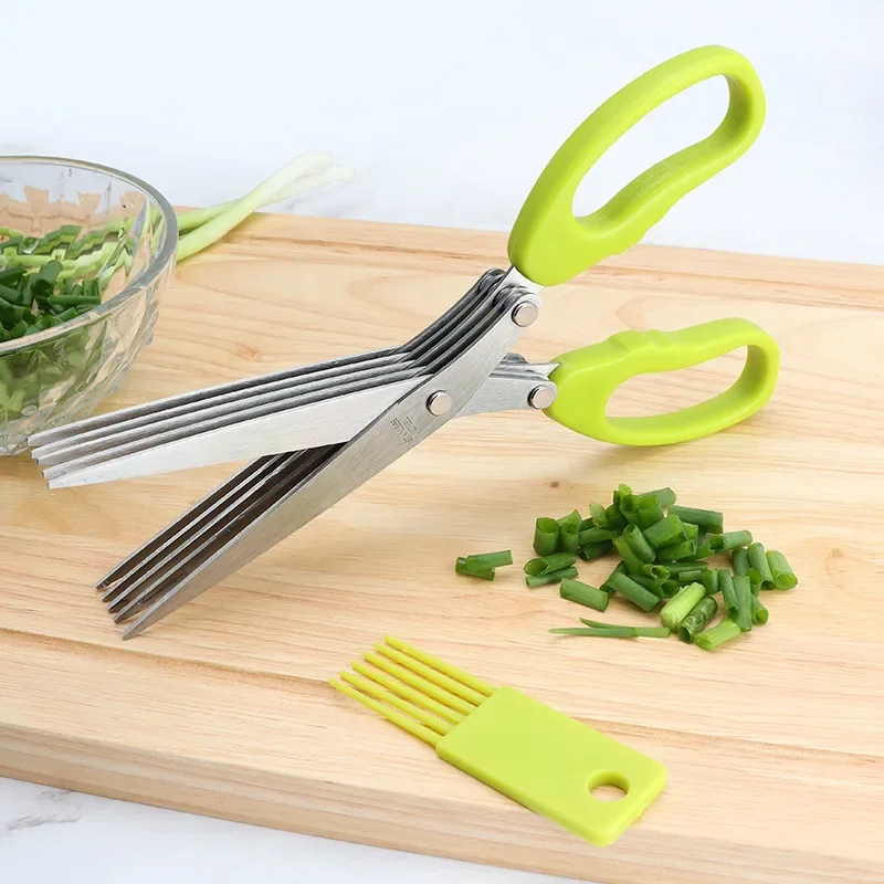 Kitchen Scissors Multifunction – обзор и цена Herb Scissors 5 Blade
