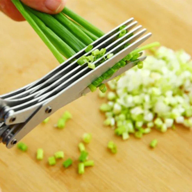 5 Blade Kitchen Scissors Scall – обзор и цена Herb Scissors 5 Blade