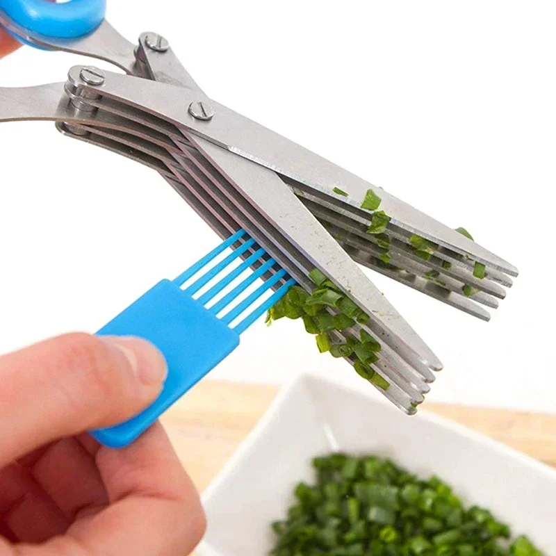 5 Blade Kitchen Scissors Scall – обзор и цена Herb Scissors 5 Blade